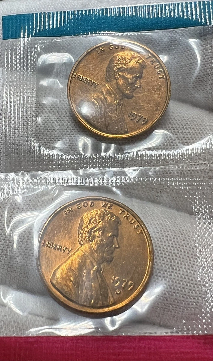 Uncirculated U.S. Mint 1976 Lincoln Memorial Small Cents (1959