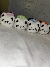 Tasty Peach Private Collection Exclusive Plush Set Of 4 Sushi Meowchi By Aurora
