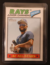 Junior Caminero 2026 Topps Heritage #380 Image Variation SP RAYS