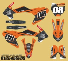 MOTOSHACK GRAPHICS KIT KTM MOTOCROSS GRAPHICS SX50 SX65 2016 - 2023 CUSTOM 50 65