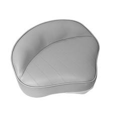 Boat Casting Seat Marine Grade Universal Pro Fishing Bass Bike Butt Chair Gray