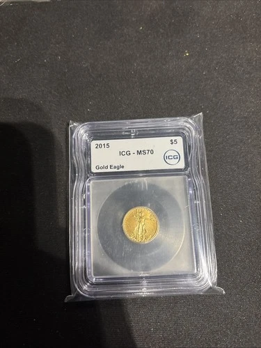 2015 ICG MS70 $5. 1/10 oz. Gold Eagle