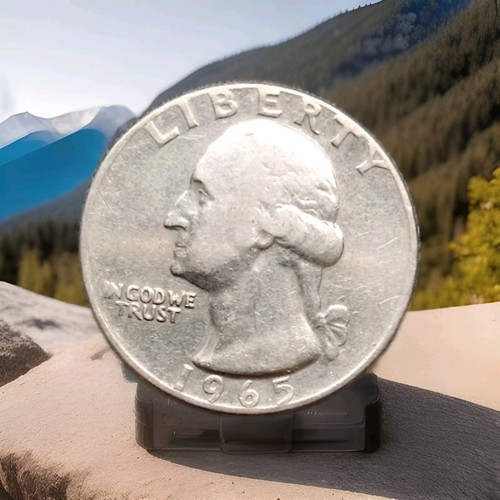 1965 No Mint Mark Washington Quarter DDO DDR Error