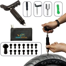 20 Pcs Tubeless Tire Puncture Repair Kit with Mushroom Plug for Tyre Punctures a