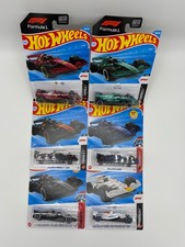 Hot Wheels F1 Lot of 6 NEW Aston Martin Ferrari Mclaren Visa Mercedes...