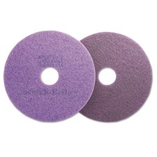 Scotch-Brite 8418 20 in. Diameter Diamond Floor Pads - Purple (5/Carton) New