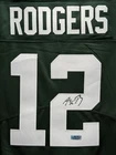 Aaron Rodgers Signed NIKE Green Bay Packers Football Jersey NFL HOF? HA COA