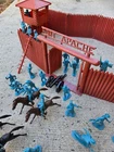 Vintage Marx Fort Apache play set Mixed Pieces Lot