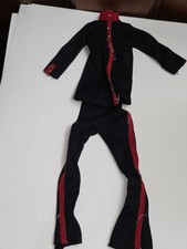Vintage Maddie Mod Barbie Clone Salvation 1723 Red Black Pants Shirt