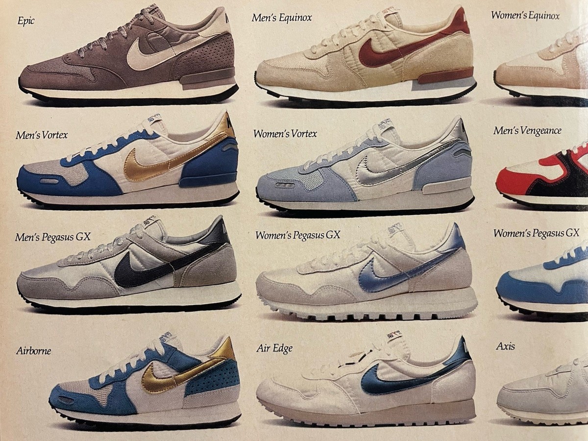 Nike Running Shoe Ad              TRAVEL BY AIR WITHOUT ANY RESERVATIONS.      1 — product photo 3 of 5