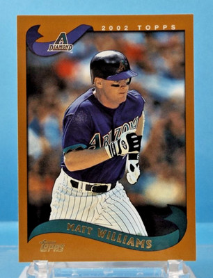 2002 Topps #139 - Matt Williams - Arizona Diamondbacks - Near Mint