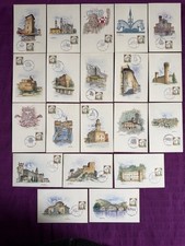 ITALIA 1992 serie completa 20 CARTOLINE CON ANNULLI POSTE ITALIANE  (vedi foto)