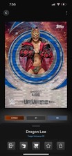 Dragon Lee - Blue Pulse 175cc Iconic - Topps Slam WWE Universe 25