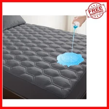 Elegantly Designed Full Size Waterproof Mattress Pad Cover - Fits 6-16 in Depth