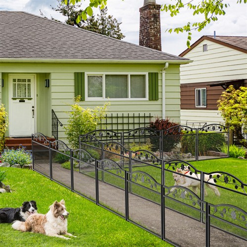 5pcs Heavy Duty Garden Fence Outdoor Flower Edging Border Protecter Dog Barrier - Picture 4 of 12