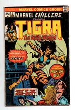Marvel Chillers #3 - Origin of Tigra - 1976 - (-VG)