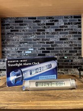 Sharper Image Travelight  Alarm Clock Built-i...