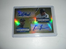 COURTNEY HAWKINS KEON BARNUM CHICAGO WHITESOX AUTO 26/50 SIGNED CARD
