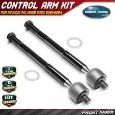 2Pcs Front Inner Tie Rod End for Hyundai Palisade 2020 2021 2022 2023 2024 FWD