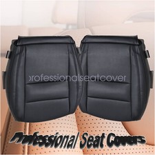 For 2011-2016 Jeep Grand Cherokee Front Both Bottom Leather Seat Cover Black New