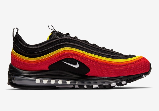 nike air max 97 qs black red