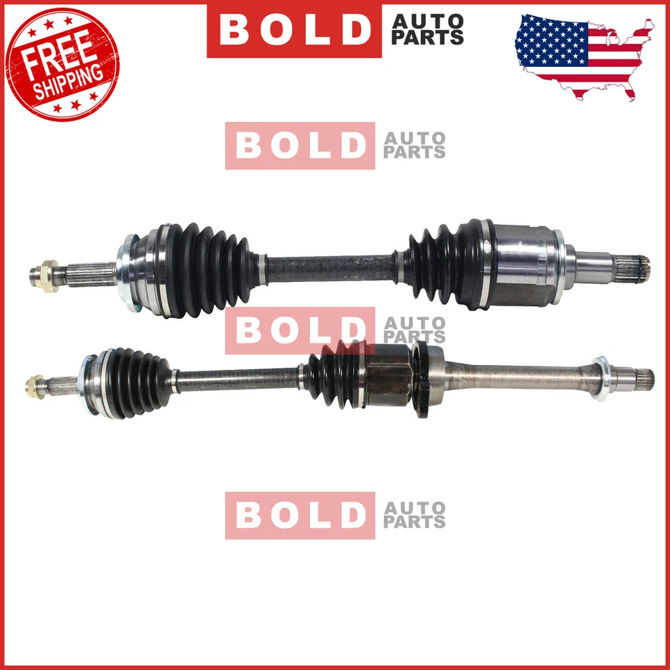 Juego de 2 piezas de eje delantero izquierdo derecho para Toyota RAV4 2006-12 FWD 2,5 L Foto 2 de 4