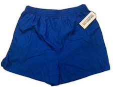 NOS Vintage The Body Co. Iridescent Blue Athletic Shorts Women's XL 90's 80's