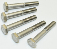 Qty 10 - Hex Cap Bolt 14-20 X 1-34 Stainless Steel Ss 316 F5936316 Sw7455 Qty 10 - Hex Cap Bolt 14-20 X 1-34 Stainless Steel Ss 316 F5936316 Sw7455