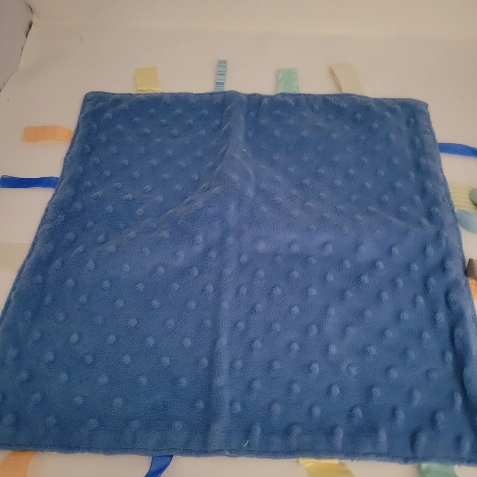 2 Baby Lovey Security Blankets 2 With Tabs 1 With Minky Dots On One Side - Image 2 of 4