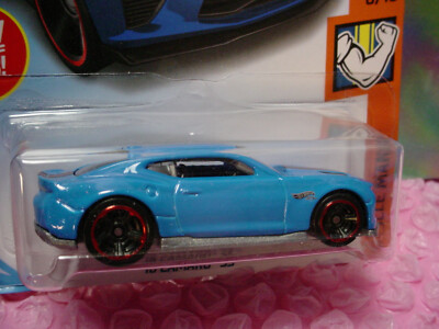 NEW 2018 Hot Wheels '18 CAMARO SS #265 US 50TH✰blue chevy;red mc5
