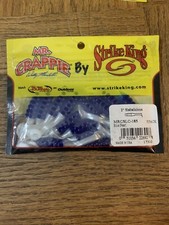 Mr Crappie By Strike King 2" Slabaliciois Blue Pearl-BRAND NEW-SHIPS N 24 HOURS