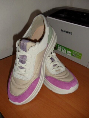 LEGERO SPRINTER Sneaker multicolor Velour / Textil Trend 2-000240-9410 Gr.37,5 N