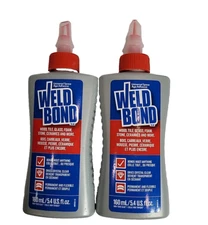 SET OF 2 WELDBOND Interior/Exterior Non-Toxic Multi-Surface Glue 5.4 FL. OZ