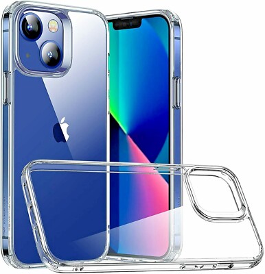 Hülle für iPhone 15 14 13 Pro Max 11 12 XR X 7 8 Klar Stoßfest Cover Silikon