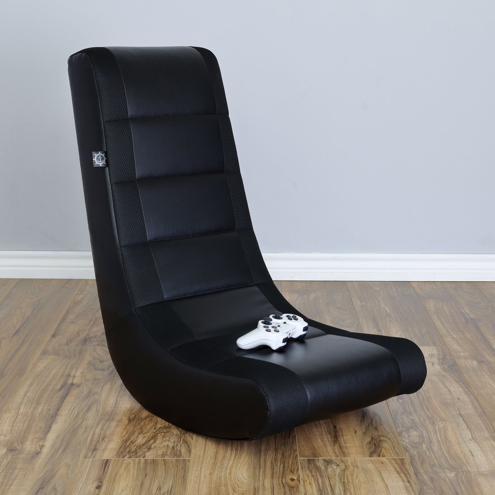 Gaming Chair Floor Seating Faux Leather Mesh Anti-Tipping Rocking Light Weight