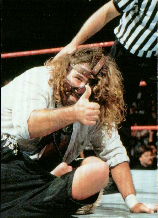 1999 Comic Images WWF SmackDown Wrestling Card #46 Mankind