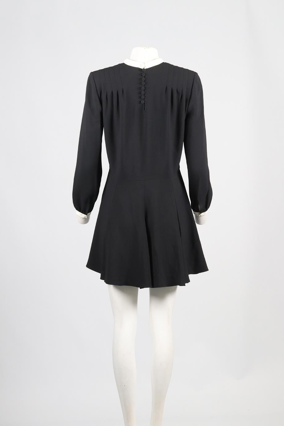 SAINT LAURENT MINI ABITO IN CREPE FR 38 UK 10