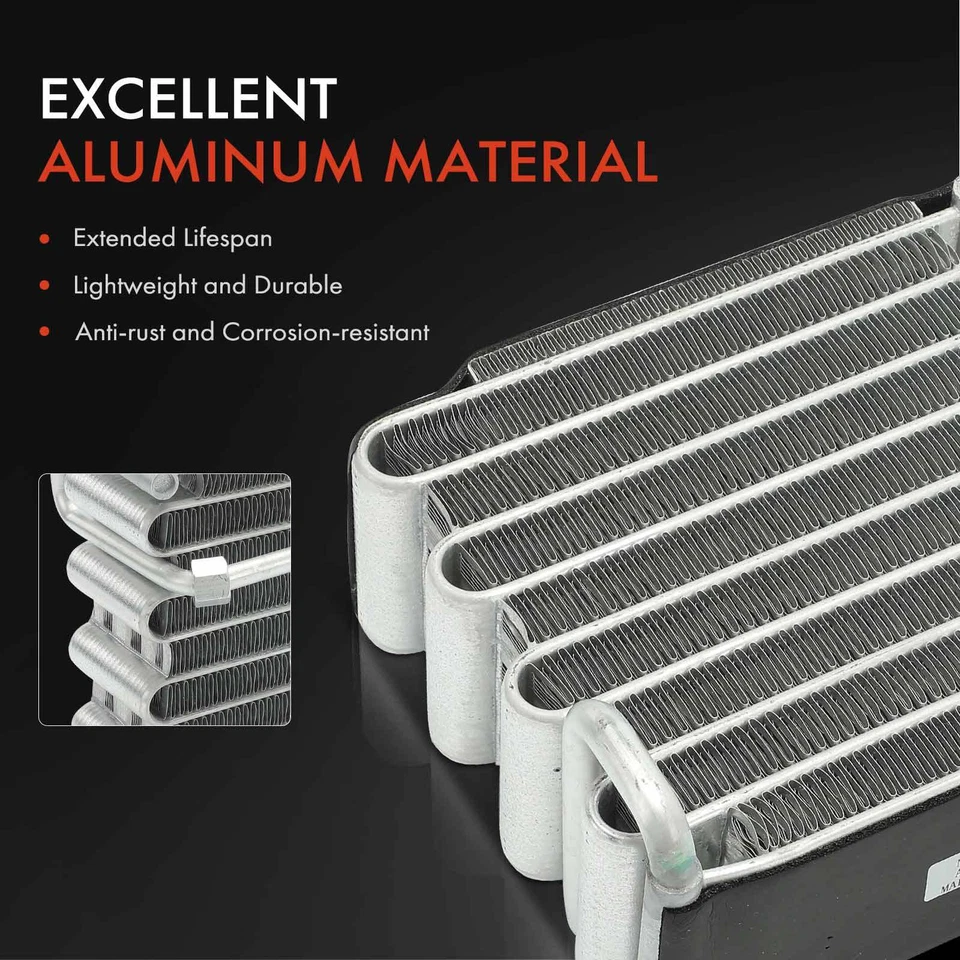Núcleo evaporador de aire acondicionado de aluminio para Dodge Ram 50 1990-1993 Mitsubishi Mighty Max Foto 3 de 4