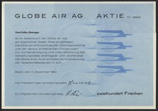 SWISS AIR , GLOBE AIR A.G. , BASEL, DECO