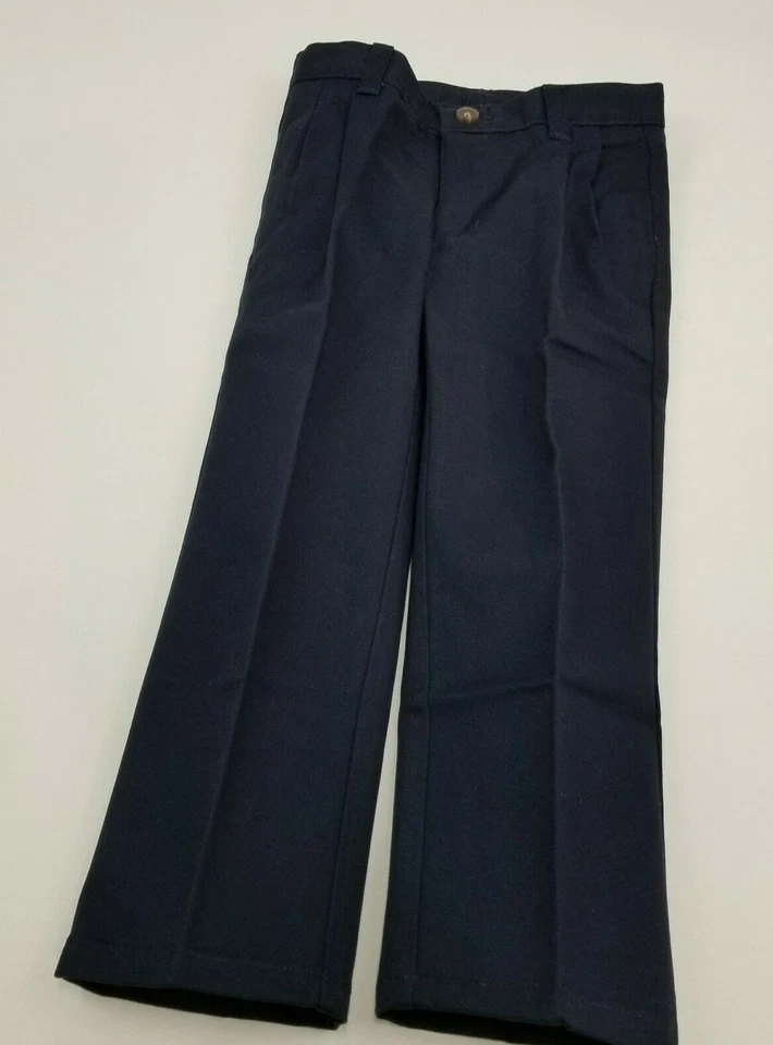 Pantalones Chaps Niños Talla 4 Reg Negros Aprobados por la Escuela Rendimiento Plisado, Nuevos con Etiquetas Foto 2 de 4