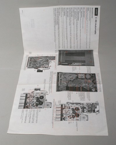 1974 GRUNDIG C410 PORTABLE CASSETTE PLAYER INSTRUCTIONS, CIRCUIT DIAGRAM ETC. - Picture 5 of 8
