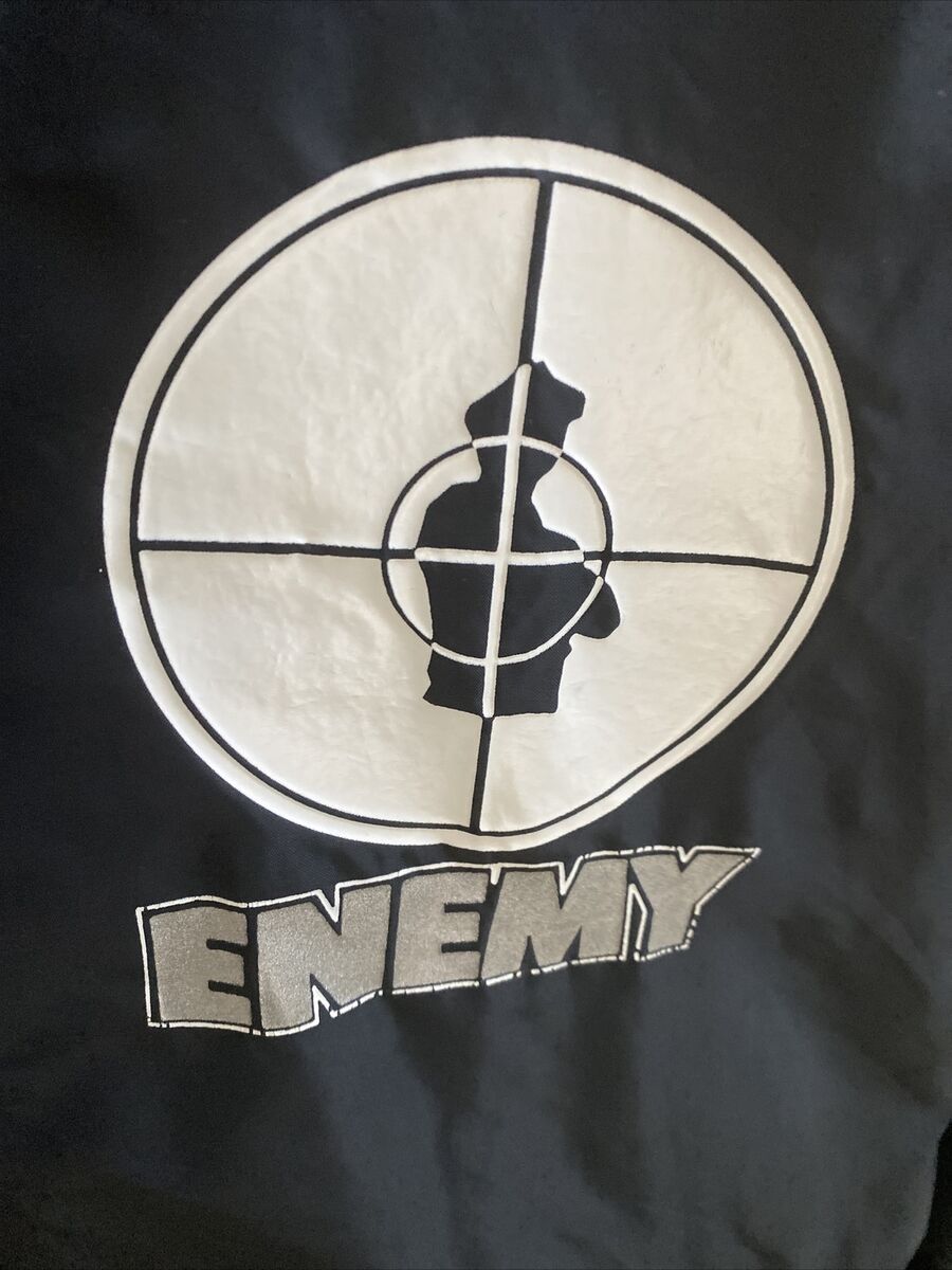 Vintage PUBLIC ENEMY JACKET L LOGO On Chest And Back Vintage PUBLIC ENEMY JACKET L LOGO On Chest And Back