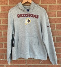Nike Washington Redskins Logo Gray Hoodie Sweatshirt - Women's Size XL - NWT