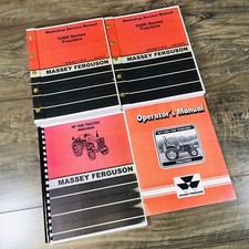 Massey Ferguson Mf 1035 Tractor Service Parts Operators Manual Repair Shop Set