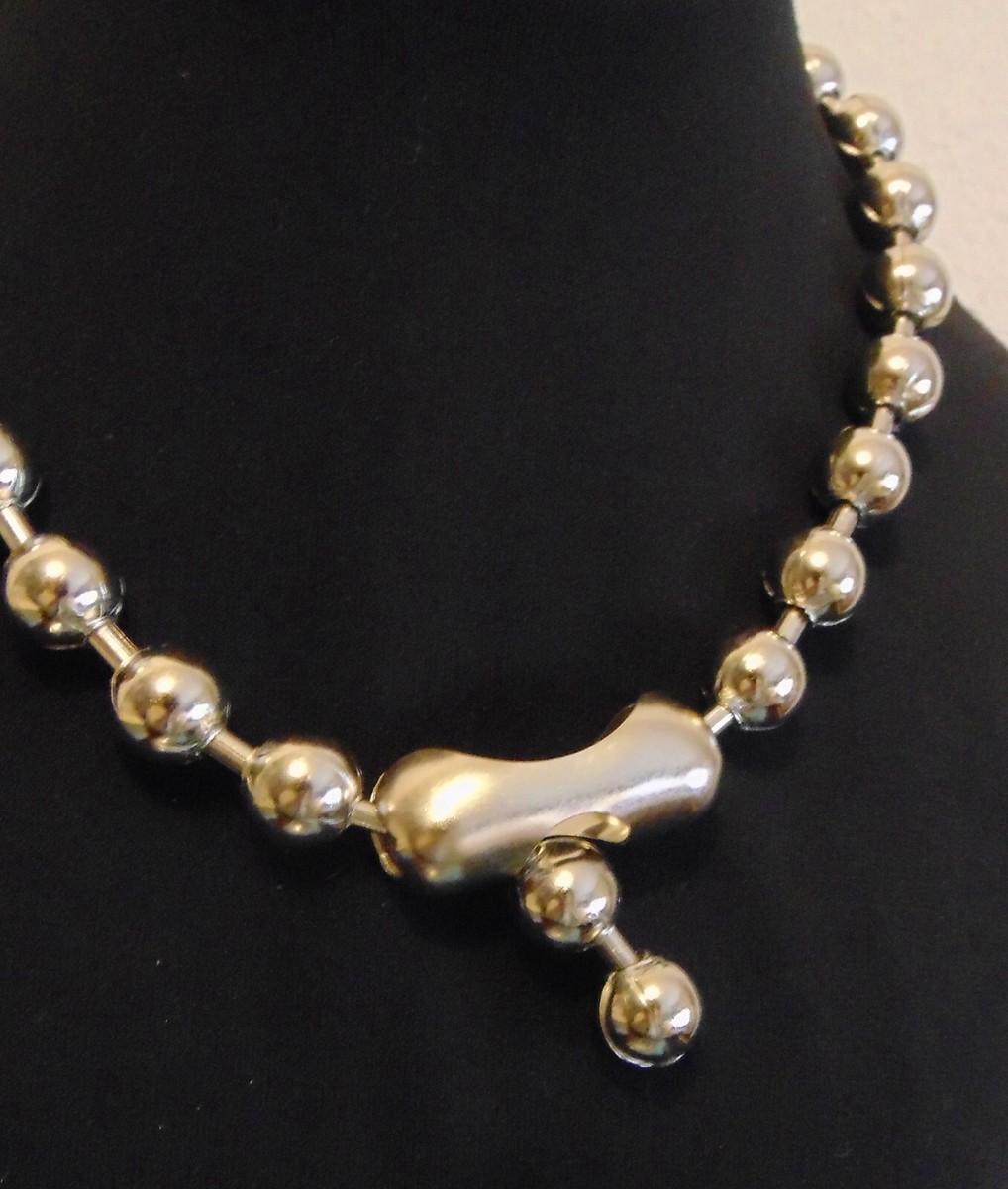 12mm #30 Steel BALL CHAIN NECKLACE or Bracelet Goth Punk 1/2 12mm #30 Steel BALL CHAIN NECKLACE or Bracelet Goth Punk 1/2