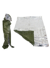 Rettungsdecke, grün, Ifak, silber 160x 210cm, Bundeswehr, Militär, TCCC,