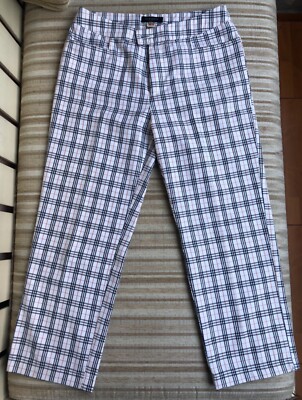Burberry London vintage nova check women’s pants size 40