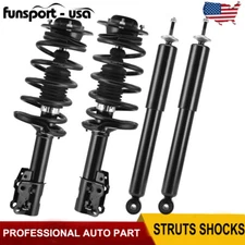 Front + Rear Shocks Struts Assembly for 2004- 2012 Chevy Malibu 05-10 Pontiac G6