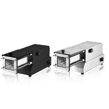 Professional French Fry Cutter Electric Potato Cutter Stainless Steel w/ 3Blades