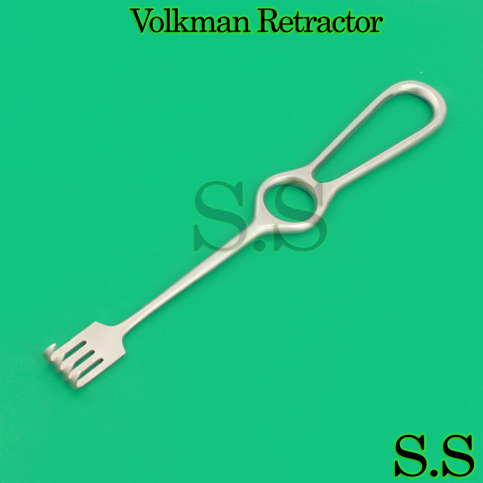 Lot De 2 écarteurs Chirurgicaux Volkman à 4 Branches Pointues - Qualité Bloc Opératoire (O.R. GRADE)